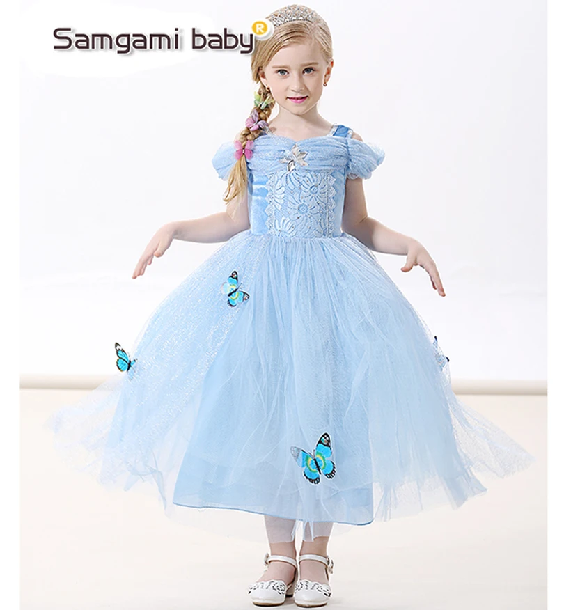 Girls Cinderella dress 2016 arrival baby dresses European and American