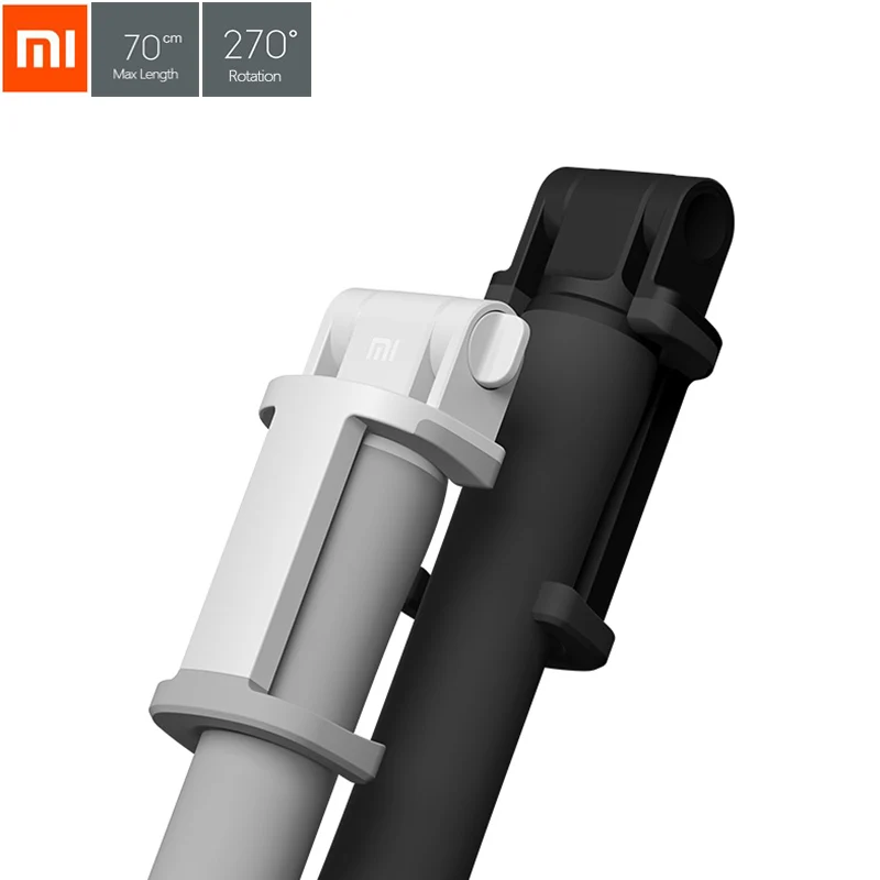 Оригинальная Складная Bluetooth селфи палка Xiaomi 133g с беспроводным затвором длина 70 см