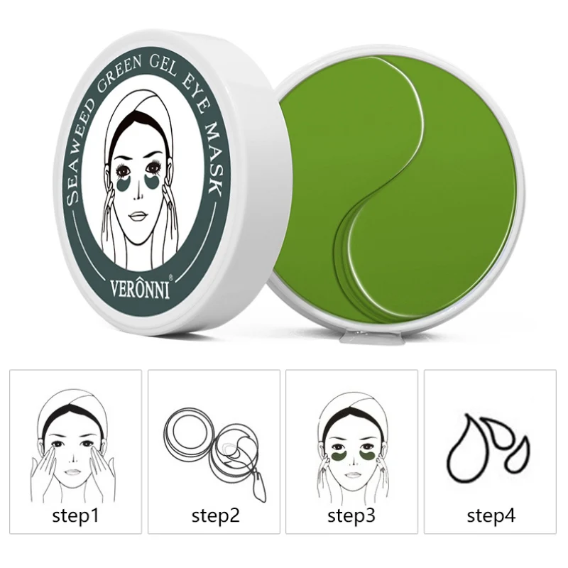 

60pcs Natural Collagen Crystal Eye Mask Gel Anti Wrinkle Sleep Masks Remover Dark Circles Eye Pads Eye Skin Care