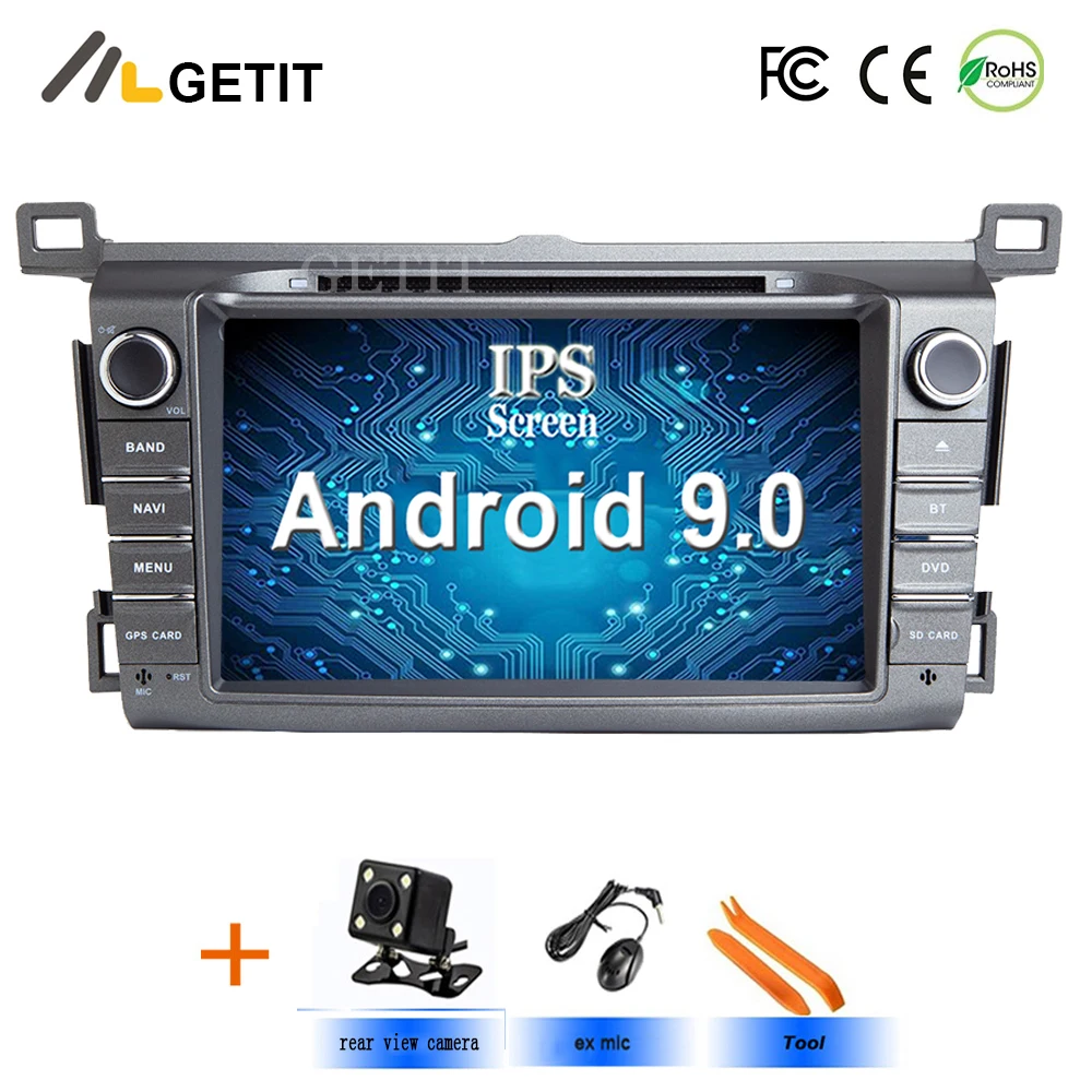 

Android 9 car multimedia dvd player GPS for Toyota RAV4 Rav 4 2013 2014 2015 2016 2017 2018 car radio Stereo OBD2 DSP IPS 2 Din
