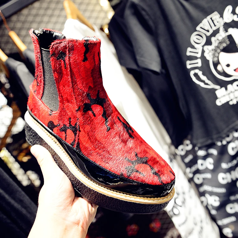 

SHEHUIMEI 2018 New Fashion Autumn Winter Round Toe Ankle Boots for Women Synthetic Med Heel Boots Simple Zipper Flat with Boot