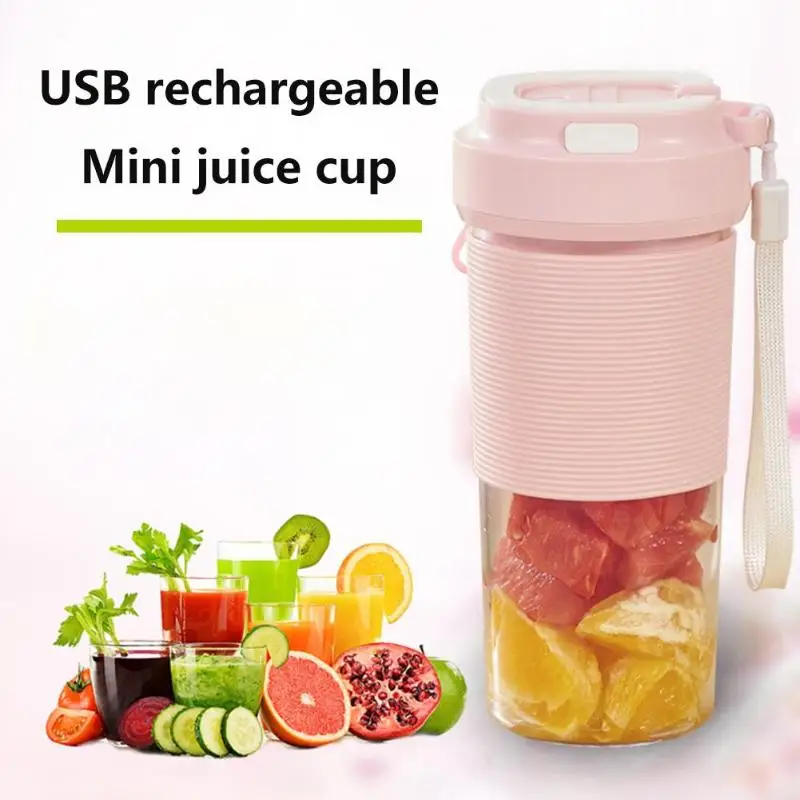 

300ml Portable Mini Juicer USB Rechargeable Blender Mixer Juice Machine