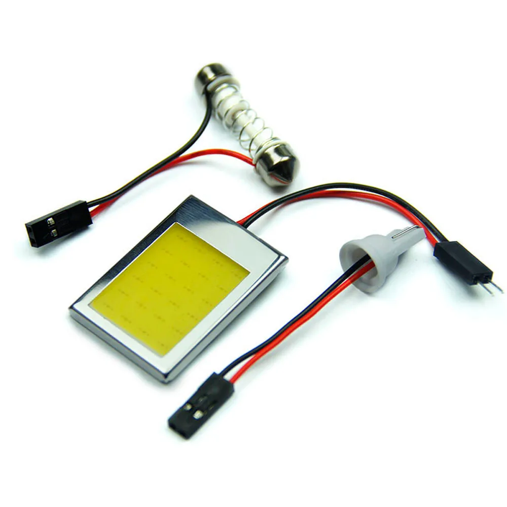 

AUTO 12V 24 led SMD COB LED Car Panel Reading Light Error Free Car Light Bulb Interior LED Dome Light Bulb car styling Jul 26