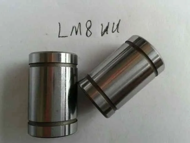 Высокое качество 12 шт. LM8UU(8*15*24) CNC линейная шариковая втулка LM8UU Подшипник