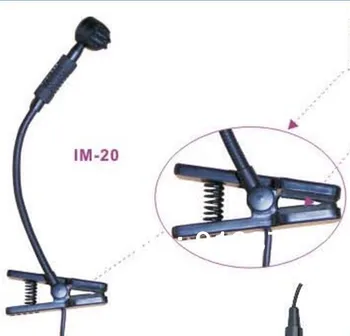 

IM-20 Free Shipping Professional Saxophone Instrument Voice Pick Up Microphone with Perfect Quality and Nice Appearance