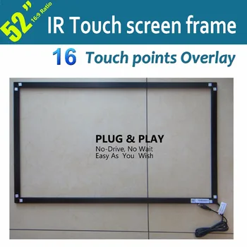 

Free Shipping 52" IR Multi-touch Screen Overlay Kit With 16 Touch Points