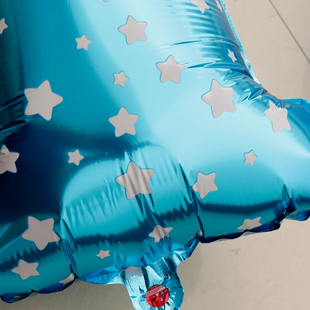 5pcs/set Cute Foil Balloons Baby Shower 1st Birthday Wedding Party Decor Blue Boy Festive & Party Supplies