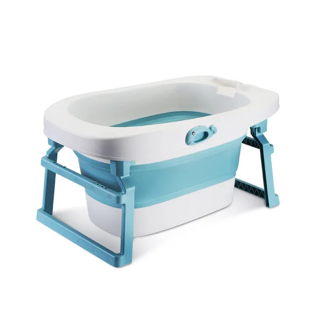 Extra large baby folding bath tub baby bath bucket baby bath tub can