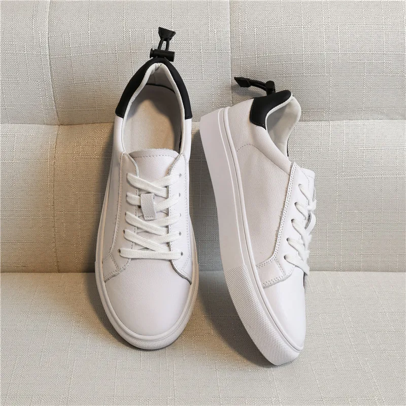 Plat 2019 noir Moonmeek Nouveaux Chaussures Véritable Lacets Cuir Couleurs Mélangées Dames Plate En Sneakers À Pink Appartements forme Femmes rCQtsxhd