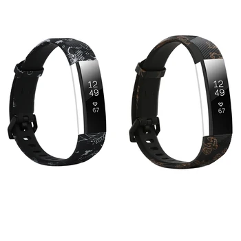 

Baaletc 2 Pack Strap For Fitbit Alta Silicone Replacement Bands For Fitbit Alta HR / Alta For Women Men Smart Watch Bracelet