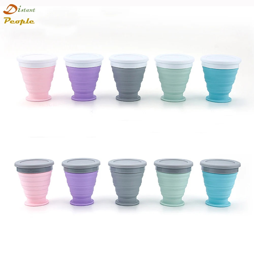 

Silicone Retractable Folding Cup Travel tumblerful Telescopic Collapsible Folding Water Cups Outdoor Coffee Cups Travel Copa