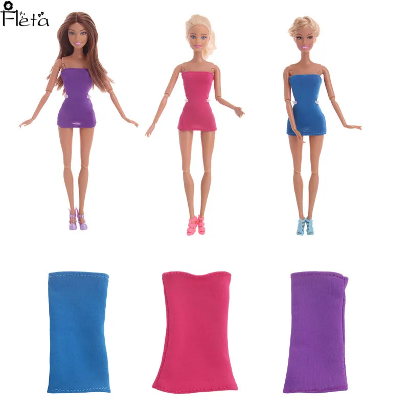 Fleta Fashion 3 Color Handmade Bikini Bathing Suit Swimwear Clothes For Barbies Doll Accessories