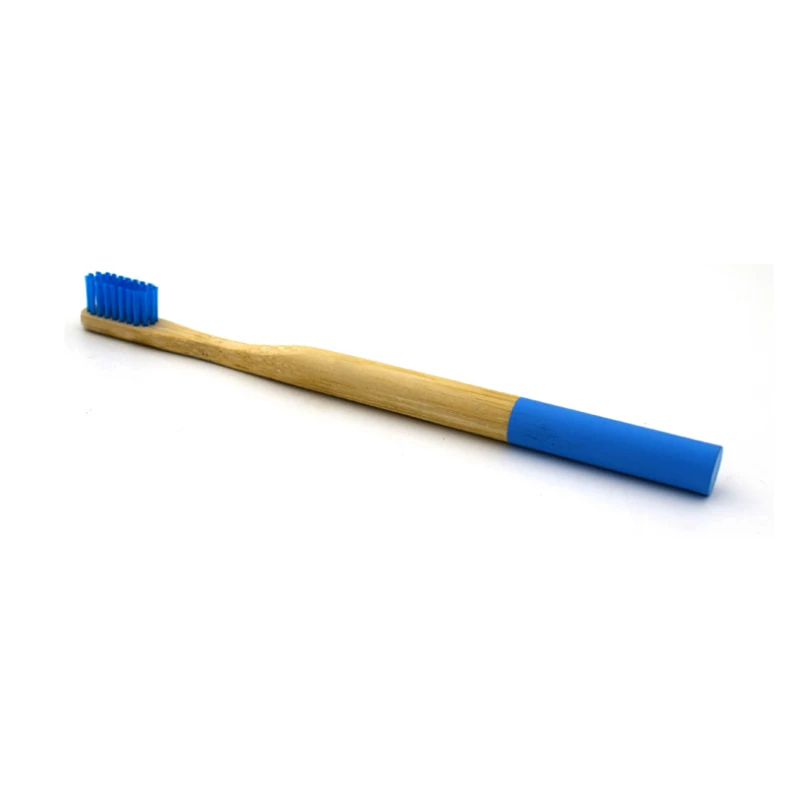 1 шт. Лидер продаж Оптом бамбуковая зубная щетка private label с бесплатной доставкой - Цвет: blue toothbrush