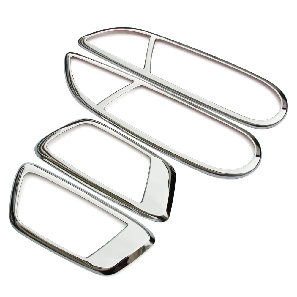 

Car styling ,Stainless steel Inner door handle stickers Fit for Ford Ecosport New Fiesta 2010 2011 2012 2013 2014 2015