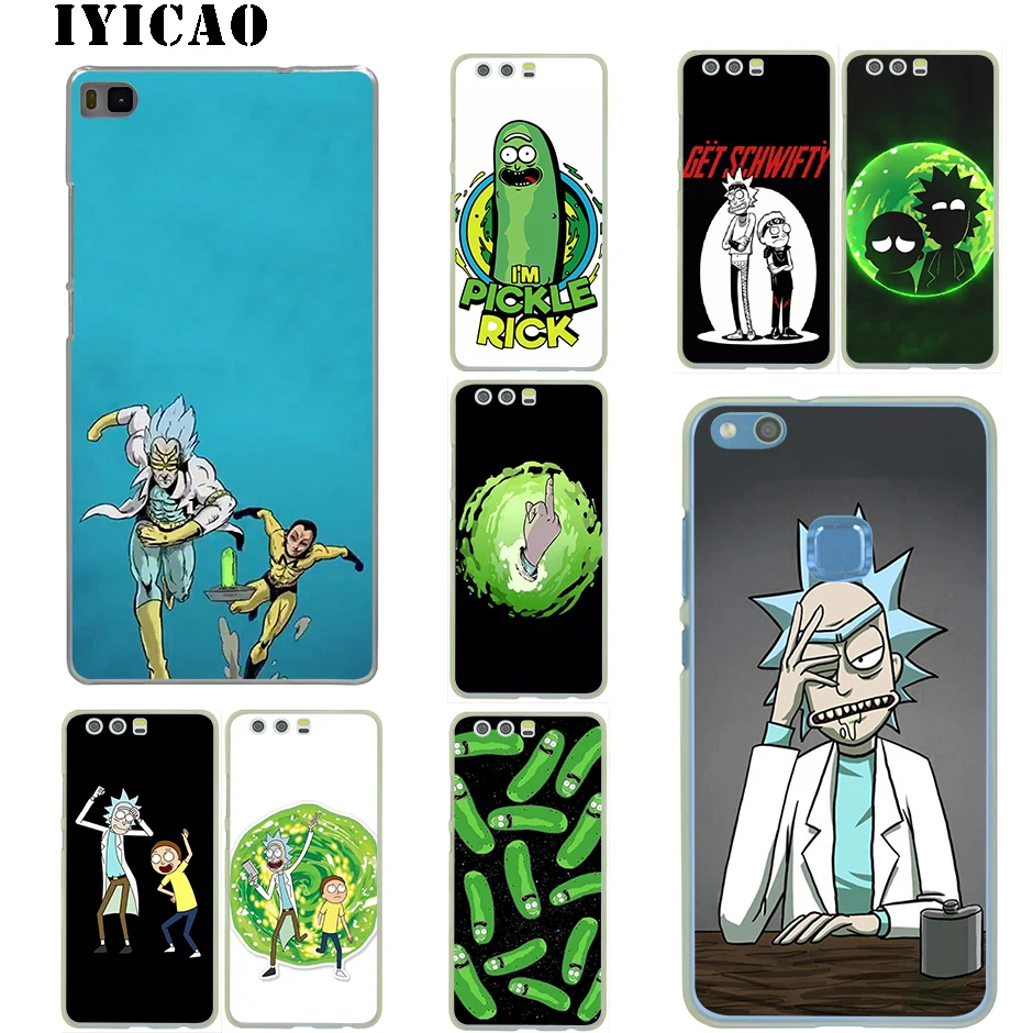 

Rick Morty Hard Case for Huawei P30 P20 P9 P10 Plus P8 Lite Pro P Smart Z P20 Lite P Smart 2019 Nova 2i Lite 3i 4 5i