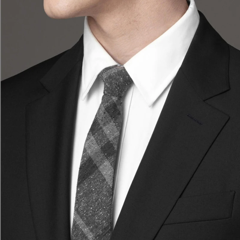 Bespoke Business Suit Slim Fit for Men Wedding Suit Groom Tuxedos Classic Black Formal Suits 2 Pieces (Jacket+Pants) 2018 New