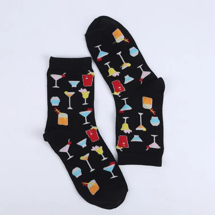 Modeager; Корейская обувь с бананами и молоком авокадо ананас суши фрукты Еда Для женщин женские носки для девочек хлопок; милые женские Рождественский подарок носки - Цвет: c311