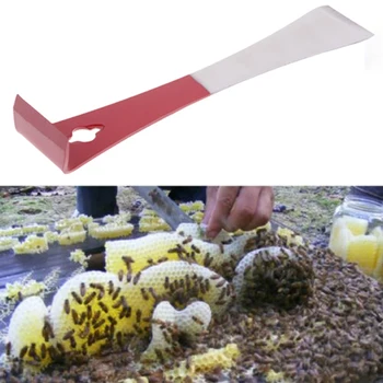 

Multifunctional Bee Scraper Knife Stainless Steel Cut Honey Wood Beekeeping Tool metal Handle Frame Cleaner Garden Accessories