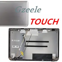 GZEELE nowa pokrywa tylnej pokrywy LCD dla Toshiba Satellite P55t P55t-A P55T-A5202 LCD tylna pokrywa pokrywy zawiasy H000056090 Touch TOP CASE