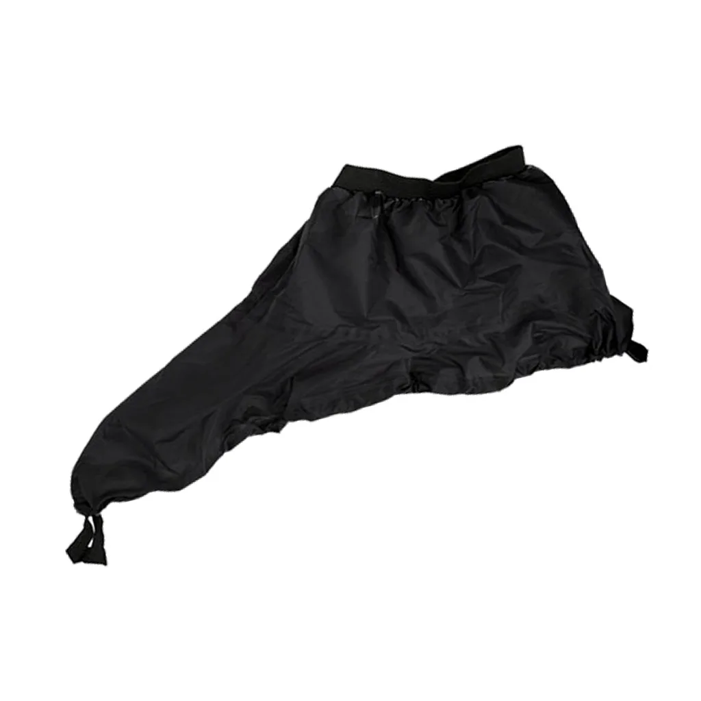 Universal Adjustable Kayak Spray Skirt Deck Sprayskirt Cover Waterproof fabric Rowing Boats Kayak Spray Skirt S M L XL Black