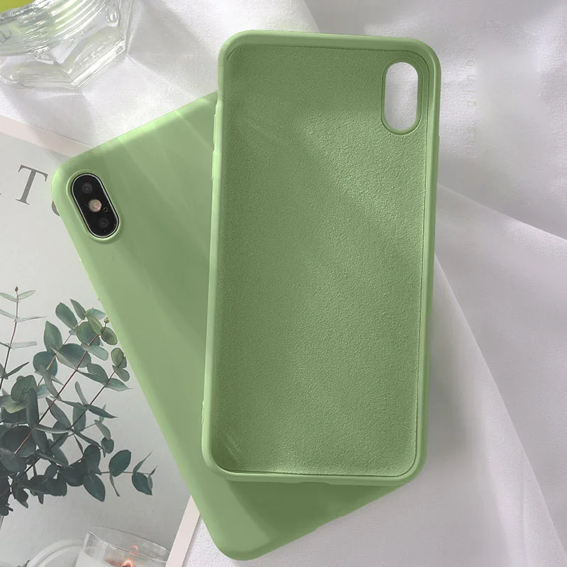 

Liquid Silicone Soft Cover For Xiomi Xiaomi Redmi 7 Y3 Case Note7 7Pro Phone Cases Candy Color on Redmi Note 7 Coque Fundas Caso