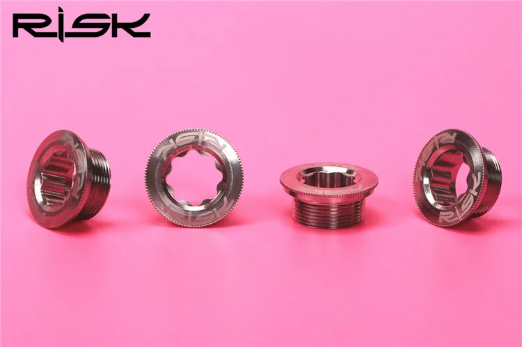 RISK M20x8mm винты рукоятки велосипеда болты для XT/XT* R/SLX/Deore велосипедная цепь колеса полый коленчатый рычаг болты для крышки из титанового сплава