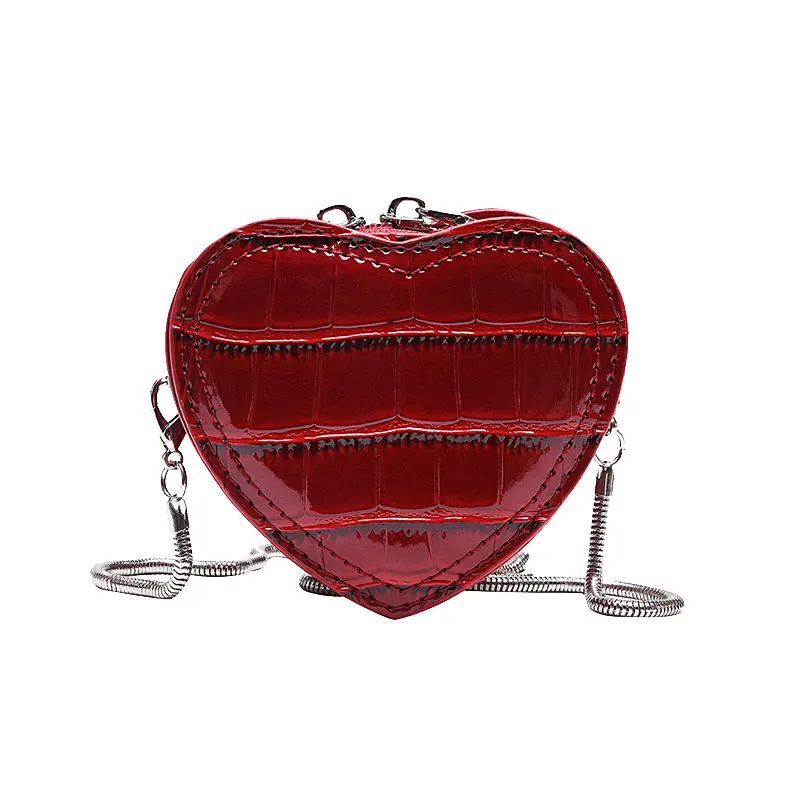 Новая Корейская версия Occidental цепи одно плечо Любовь Сердце сумка Мода сотня комплектов Наклонный кошелек