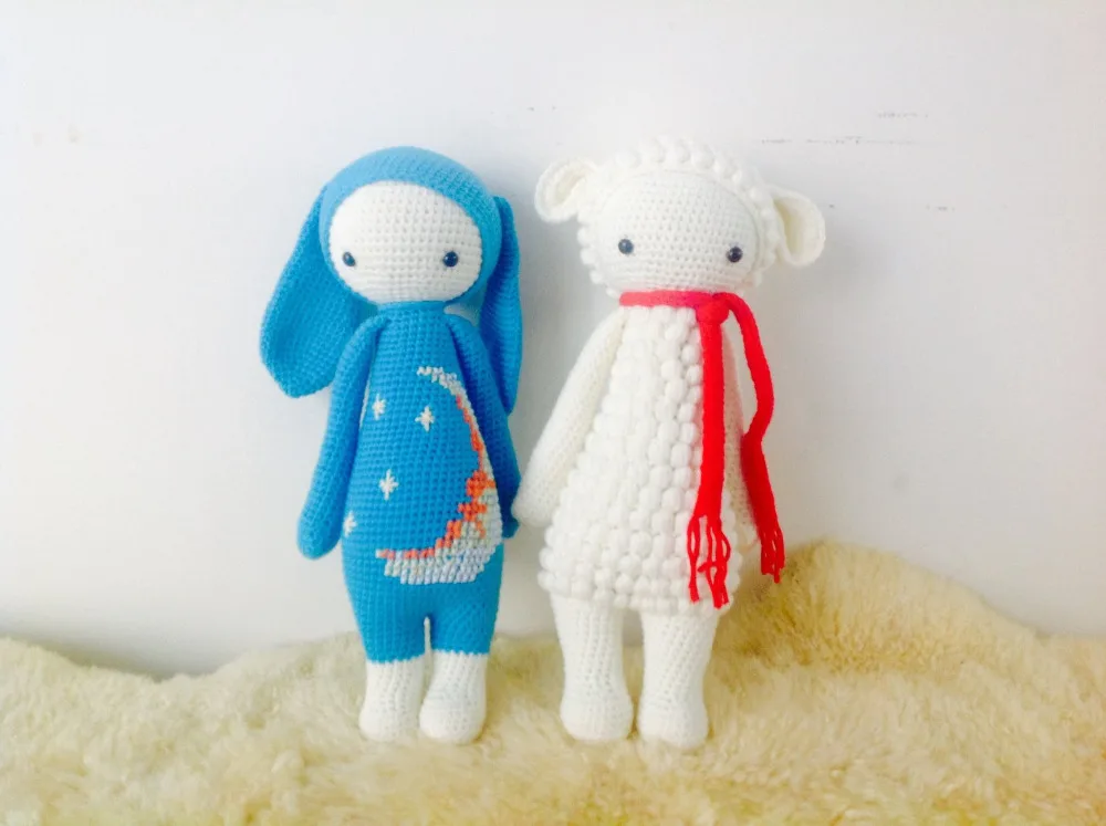 Вязаная игрушка кукла амигуруми кролик Номер модели SQ32203|Мягкие игрушки