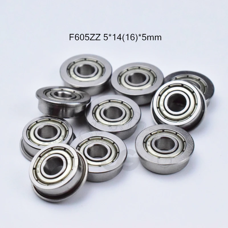 Подшипники F605ZZ 5*14(16)* 5 мм 10 шт. подшипники F605 605 F605Z бесплатная доставка фланец