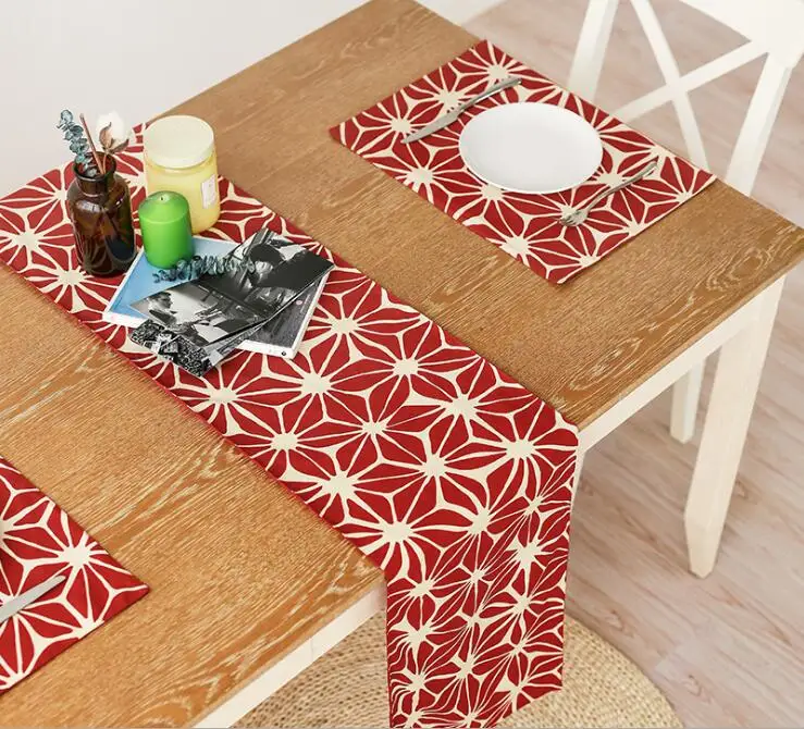 Red Table Mats And Coasters Home Decorating Ideas Interior Design