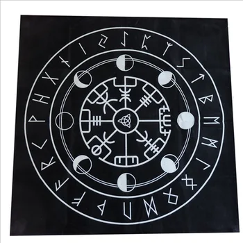 

Tarot special tablecloth Black flannel tablecloth Divination tablecloth 49*49cm cross-border board game