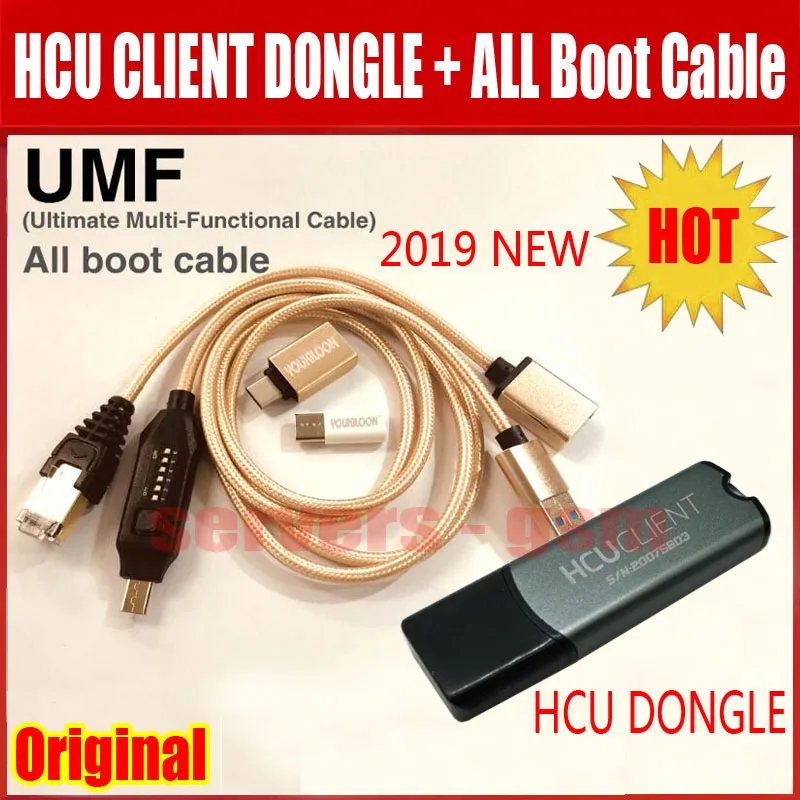 

2019 Newest ORIGINAL HCU Dongle + DC Phoenix Phone converter for Huawei with Micro USB RJ45 Multifunction boot all in 1 cable