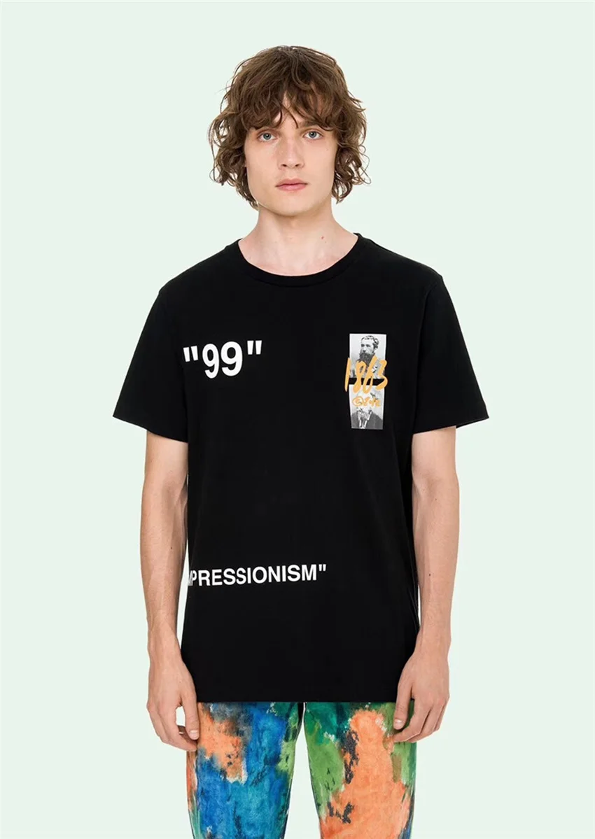 

Painting T shirt Men 1:1 High Quality 2019 New arrived Top Tees t-shirts