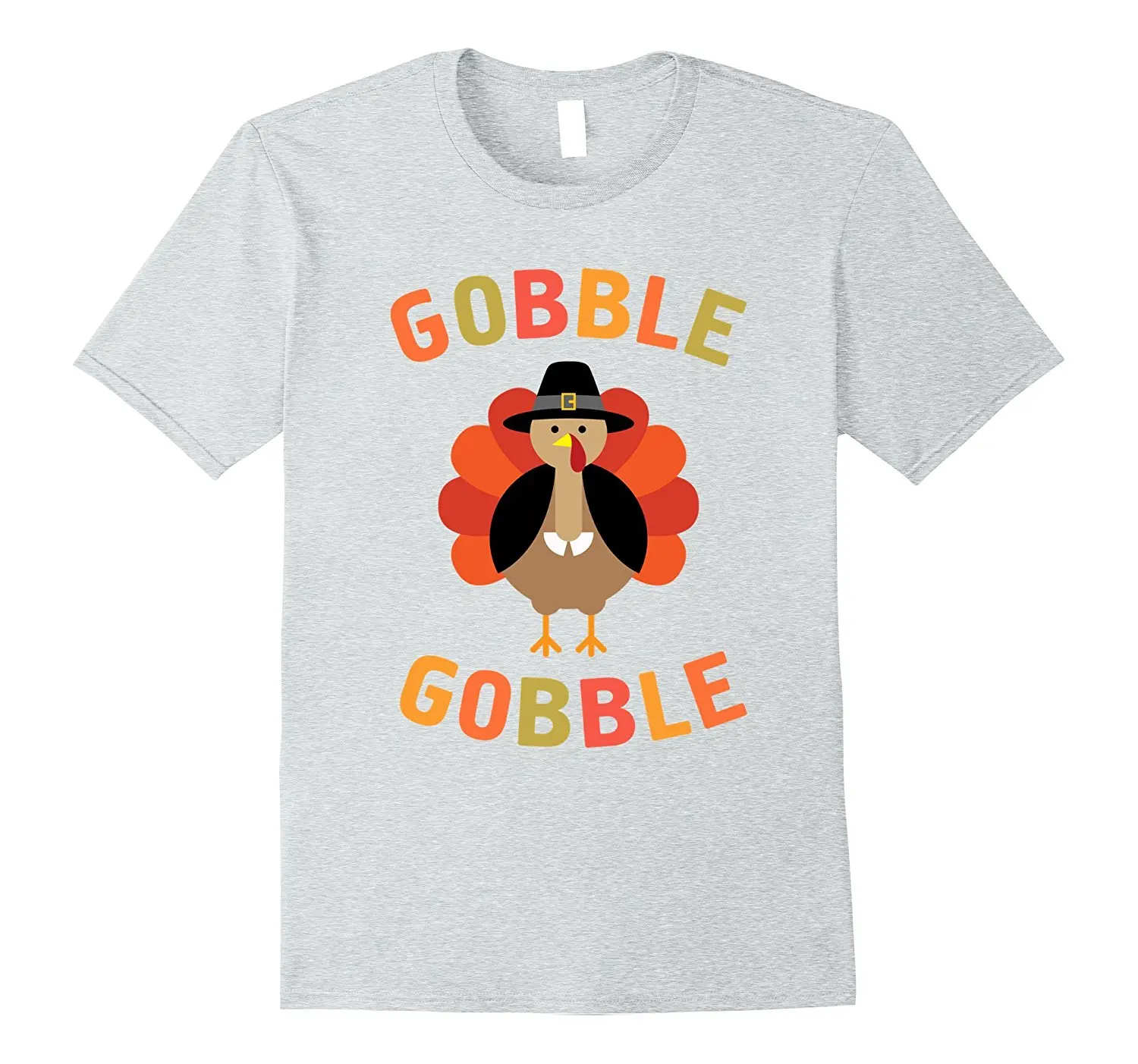 Gobble Gobble Turkey Pilgrim Cute Thanksgiving T Shirtin TShirts from