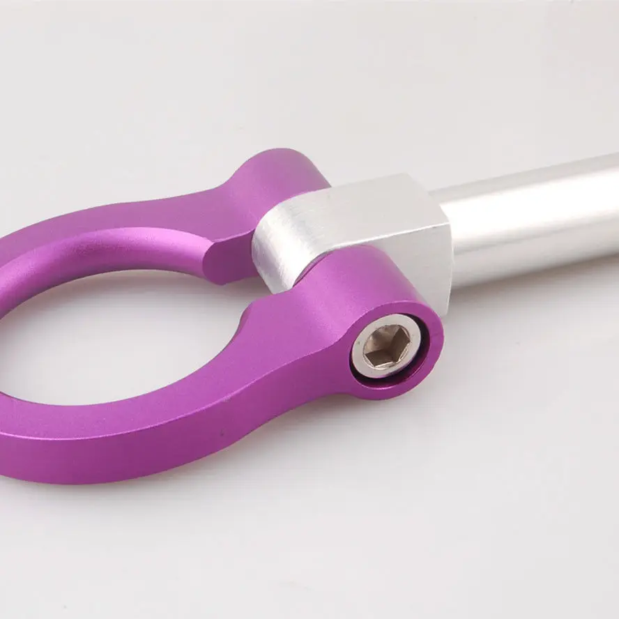 Bbq @ fuka السيارات السيارات الجبهة برغي سباق cnc tow hook towing تعيين كيت الألومنيوم صالح لل فورتو