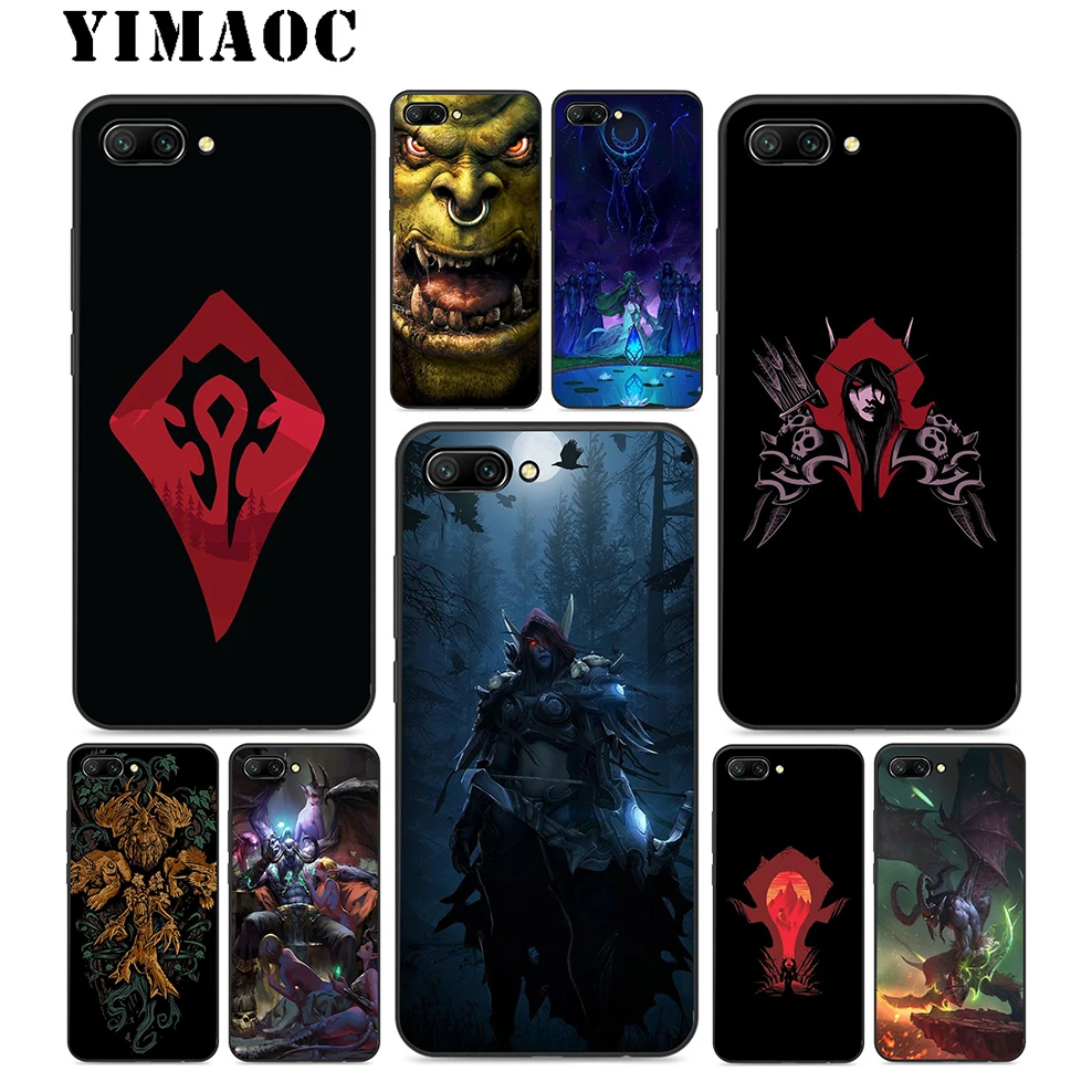 YIMAOC World of Warcraft силиконовый чехол для huawei Honor mate 10 P20 P10 P9 P8 P Smart Y6 6A 7A 7X 7C Lite Pro 2017 2018 |
