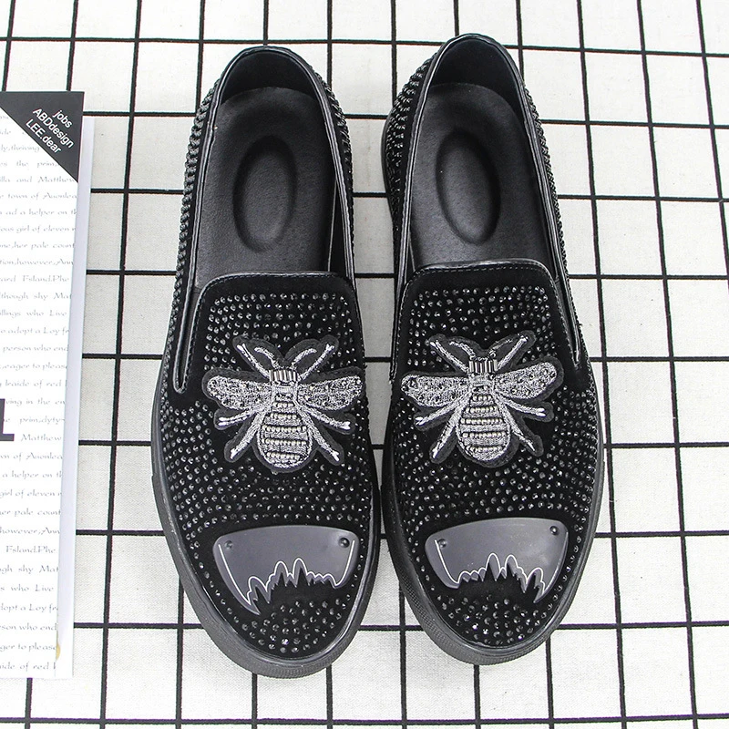 Homens Sapatos Lona Calçado Black Moda Primavera De Designer Marca Escritório Social Ms8116161 rwREqCxrt