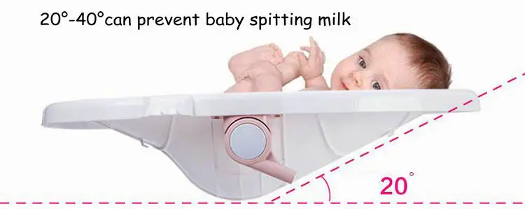 Детские Электрический кресло-качалка утолщаются стальная рама высокой несущей детская кроватка предотвратить ребенка плевать молоко