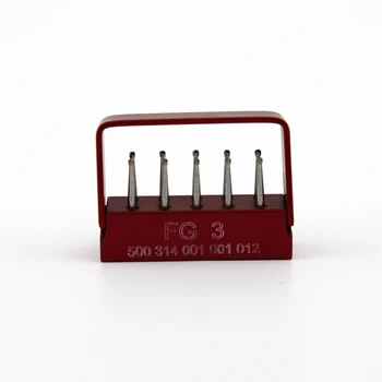 

1 Box Dental Tungsten Carbide Steel drills/burs For High speed Handpiece FG3