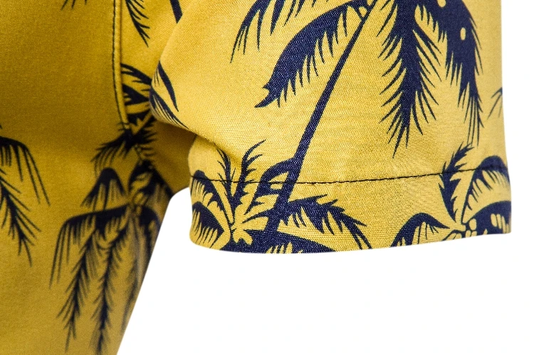 2019 Мужская гавайская рубашка мужская повседневная camisa masculina с принтом пляжные рубашки с коротким рукавом брендовая одежда Бесплатная