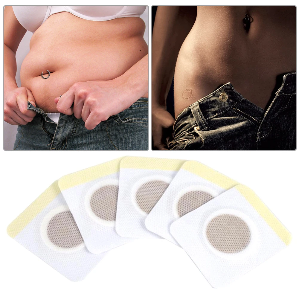 

50Pcs Traditional Chinese Medicine Navel Stick Slim Patch Herbs Lose Weight Plaster Slimming Magnet Sticker Burning Fat Paste