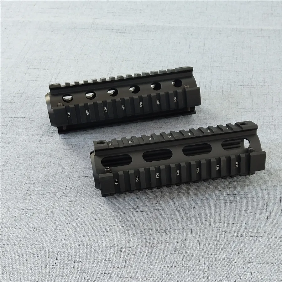 Охотничий Тактический страйкбольный AR-15 M4 Handguard Carbine 6,7 дюймов RIS Quad Rail 2 шт. аксессуары для Пикатинни