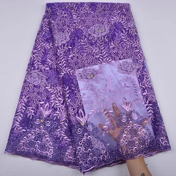 

French Nigerian Laces Fabrics High Quality Tulle African Laces Fabric For Wedding African French Tulle Lace A1260