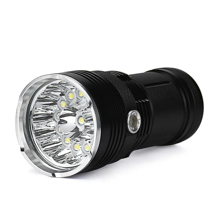 Светодиодный фонарик 34000LM 14 x CREE XM L T6 4x18650 для охоты|t6 led|t6 screwdriverlamp stand |