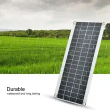 20 Вт Гибкая поликристаллическая солнечная панель контроллер зарядное устройство для защиты окружающей среды