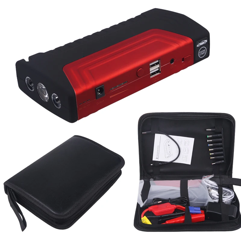 

12v 68800mah Car Jump Starter Portable Emergency Starting Device 600A Peak Car Booster Power Bank Battery Starter Auto