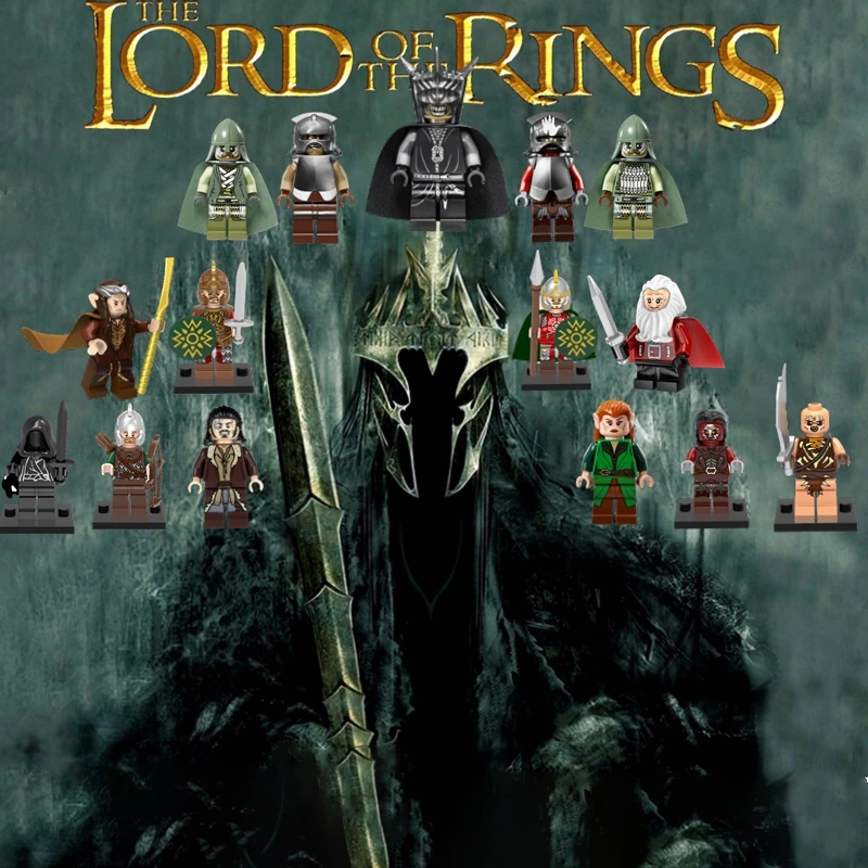 

Legoing Movie Figure The Hobbit Building Blocks Compatible With Legoings The Lord of the Rings Toys For Children Marvel Aragorn