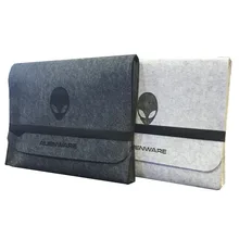 

Felt Cloth Wool Clamp Bag Briefcase Envelope Kit Trolley Case Protection for Alienware 18/17/15/14/13 inch