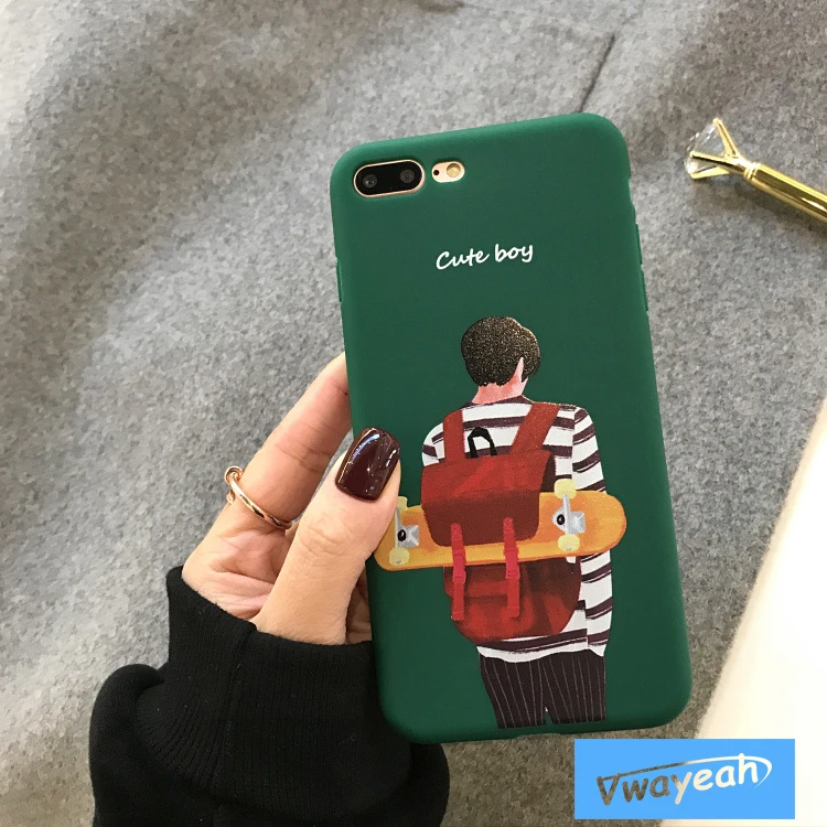Lovers Student Pretty Girl Cute Boy Case (2)