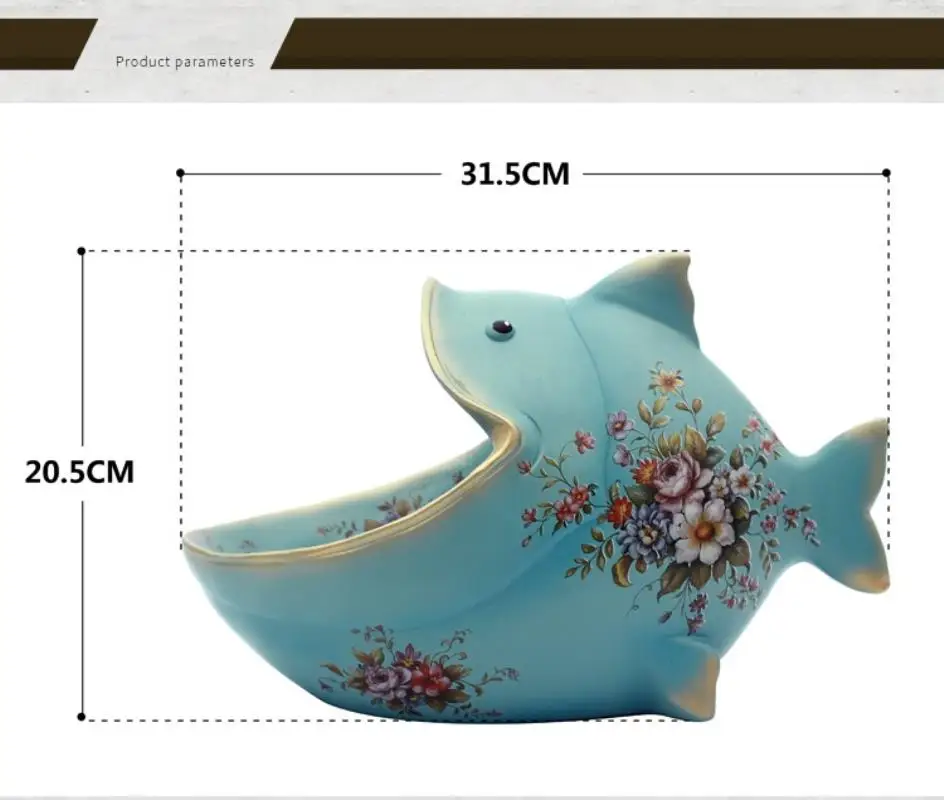 2018 NewStyle Creative lucky animal ornament candy dish sundries storage ornaments